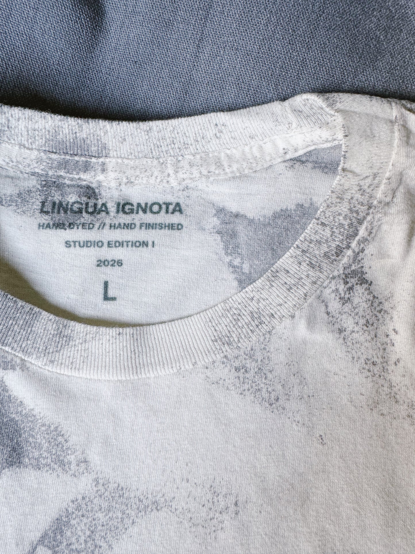 LINGUA IGNOTA - ASHBLOTTER T-SHIRT (STUDIO ED PRE-ORDER)