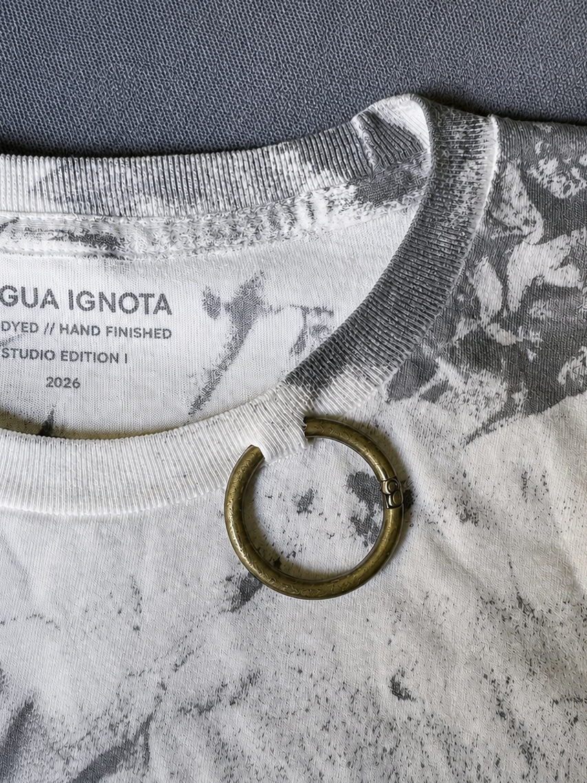 LINGUA IGNOTA - ASHBLOTTER T-SHIRT (STUDIO ED PRE-ORDER)